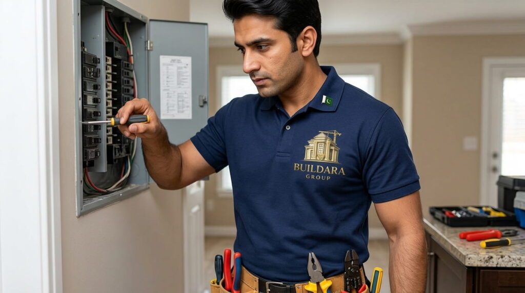 electrician worker with logo 202605161443